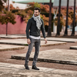Ghete barbati 4130 a maro lifestyle
