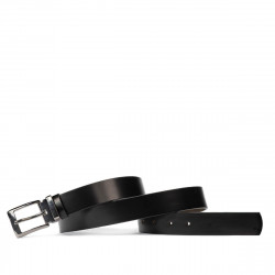 Curea dama 28m negru lucios