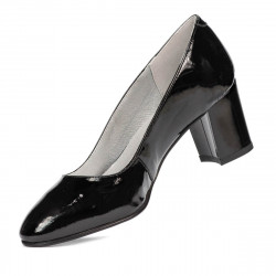 Pantofi eleganti dama 1268 lac negru