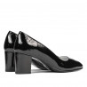 Pantofi eleganti dama 1268 lac negru