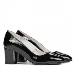 Pantofi eleganti dama 1268 lac negru