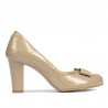 Pantofi eleganti dama 1245 lac bej