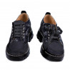 Pantofi casual dama 6043 indigo velur combinat