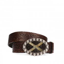 Curea unisex 02ld maro inchis