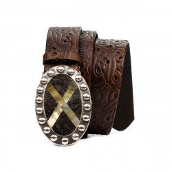 Curea unisex 02ld maro inchis