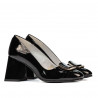 Pantofi eleganti dama 1291 lac negru