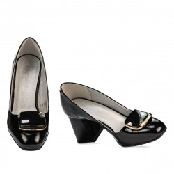 Pantofi eleganti dama 1291 lac negru