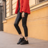 Pantofi casual/sport 6035 negru combinat