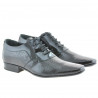 Pantofi eleganti barbati 798 croco lac negru