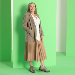 Női alkalmi cipő 6026 vörösréz