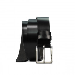 Curea barbati 60b negru lucios