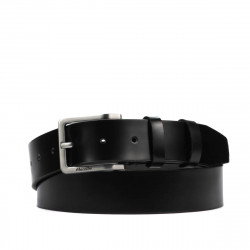 Curea barbati 60b negru lucios