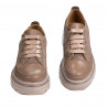 Pantofi casual dama 6043 capucino combinat