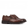 Pantofi eleganti adolescenti 381 a coniac