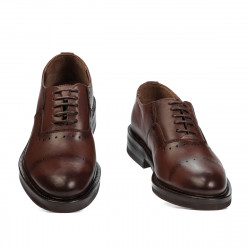 Pantofi eleganti adolescenti 381 a coniac