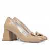 Pantofi eleganti dama 1291 lac bej