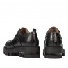 Pantofi casual dama 6047 negru combinat
