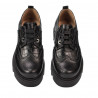 Pantofi casual dama 6047 negru combinat