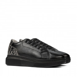 Pantofi casual/sport 6048 negru combinat