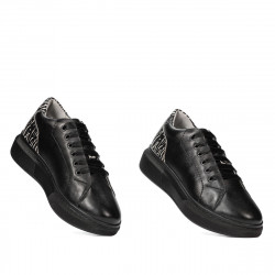 Pantofi casual/sport 6048 negru combinat