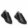 Pantofi casual/sport 6048 negru combinat