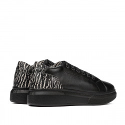 Pantofi casual/sport 6048 negru combinat
