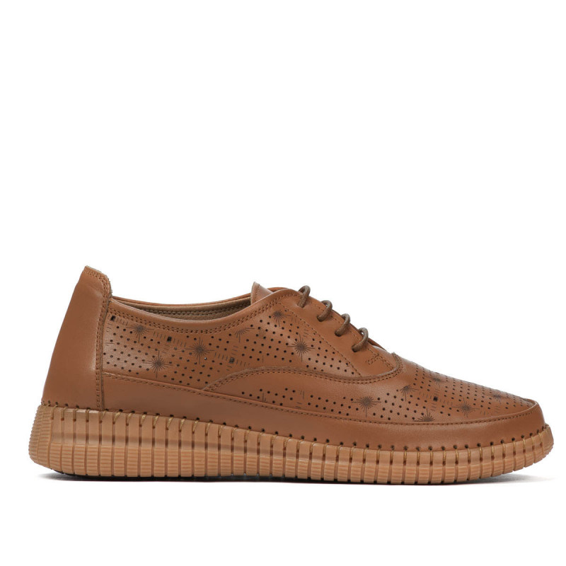 Női mokaszin 6045 teve