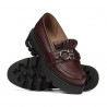 Pantofi casual dama 6044 bordo