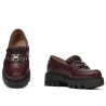Pantofi casual dama 6044 bordo