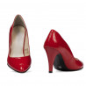 Pantofi eleganti dama 1234 lac rosu