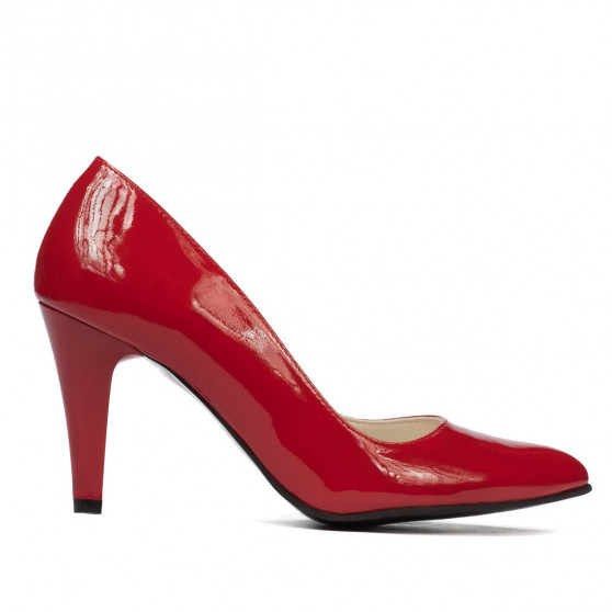 Pantofi eleganti dama 1234 lac rosu
