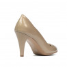 Elegáns női cipők 1234 lakk beige