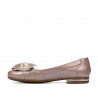 Női balerina 6050 poros rózsaszín kombinált