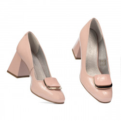 Pantofi eleganti dama 1291 lac roz