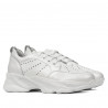 Pantofi sport dama 6046 alb sidef