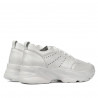 Pantofi sport dama 6046 alb sidef