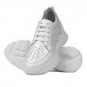 Pantofi sport dama 6046 alb sidef