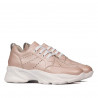 Pantofi sport dama 6046 pudra sidef