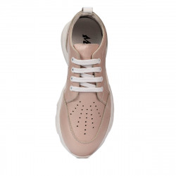 Pantofi sport dama 6046 pudra sidef