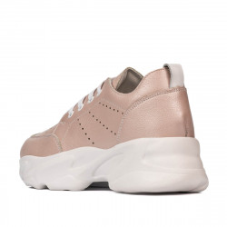 Pantofi sport dama 6046 pudra sidef