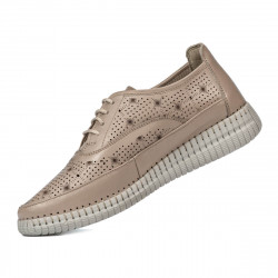 Mocasini dama 6045 nisip