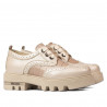 Pantofi casual dama 6047 bej combinat
