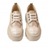 Pantofi casual dama 6047 bej combinat