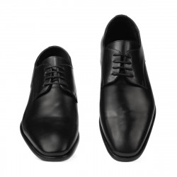 Pantofi eleganti barbati 941 negru florantic