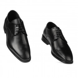 Pantofi eleganti barbati 941 negru florantic
