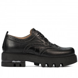 Pantofi casual dama 6047 negru combinat