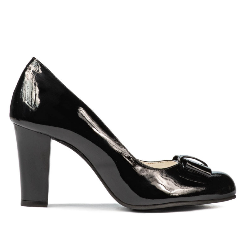 Pantofi eleganti dama 1245 lac negru