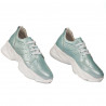 Pantofi sport dama 6046 turcoaz sidef