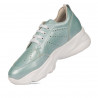 Pantofi sport dama 6046 turcoaz sidef