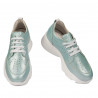 Pantofi sport dama 6046 turcoaz sidef